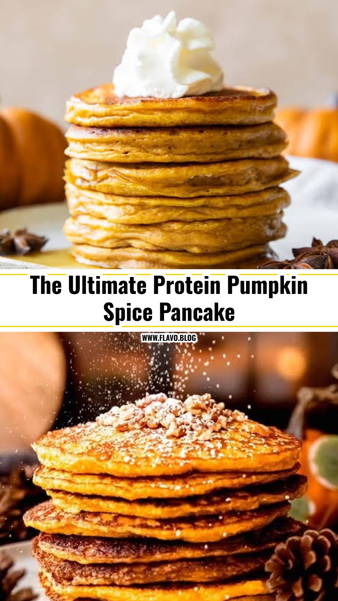 Viral Fluffy High Protein Pumpkin Spice Pancakes