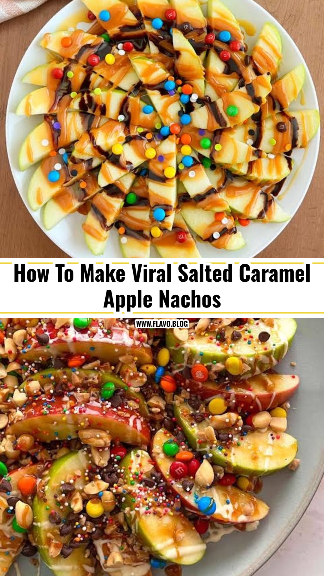 Viral Salted Caramel Apple Nachos With Pecans